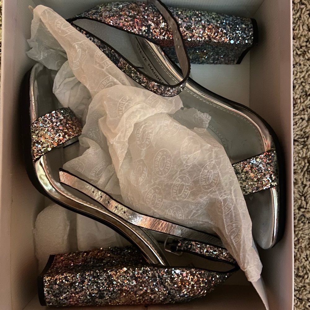 Steve Madden Sparkle Heels